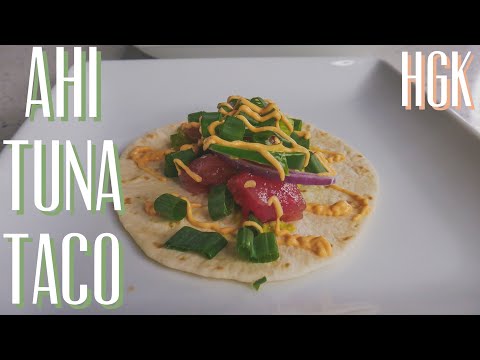 How to Make the BEST Ahi Tuna Tacos by HAUTE GIRL KITCHEN
