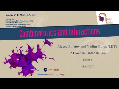 Integrable Probablities - 6/8