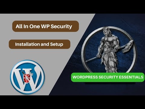 All In One WP Security Installation and Setup Video 10 Wordpress Security