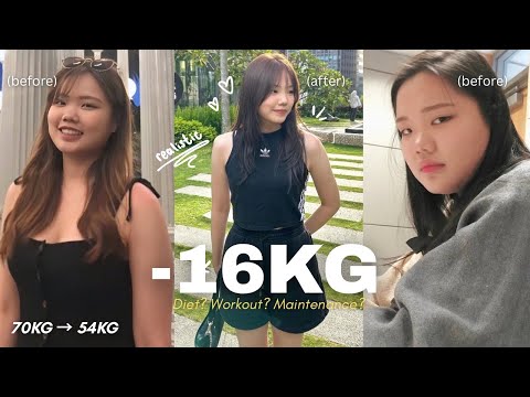 How I Lost 16KG (36lbs) ✨ | Realistic Diet, Workouts, & Truth About Diet Pills