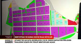 deri ihtisas ve karma osb de ihale heyecanı