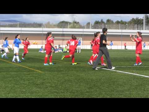 Gol de María Sainz. Fútbol 8 [C.F. Ardoi 1-3 Berriozar C.F.] Futfem Navarra