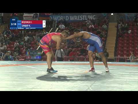 Qual. FS - 100 kg: I. BOJOAGA (ROU) v. K. SANJAY (IND)