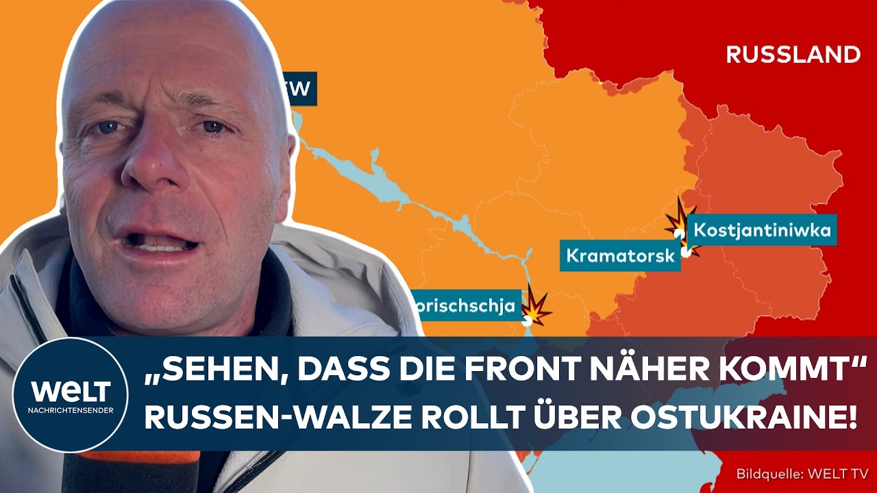 UKRAINE-KRIEG: Russen preschen vor! Ukrainer verlieren immer mehr Gebiete im Osten