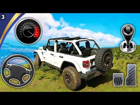 😱 Luxury Jeep Hummer Mountain Driver - Offroad 6x6 Driving Adventure - Android GamePlay #3