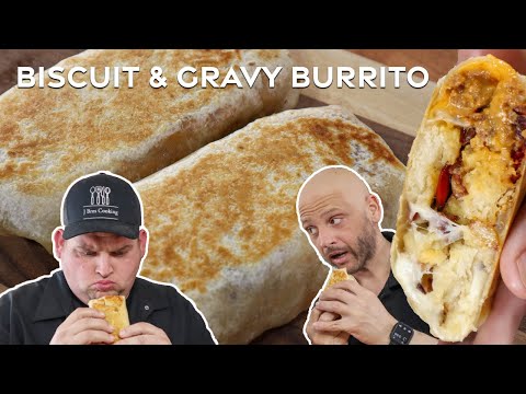 BISCUITS AND GRAVY BURRITO