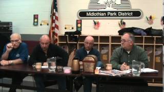 preview picture of video 'Midlothian Park District Meeting Part 2 | November 20, 2014'