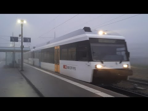 Thurbo See GTW abfahrt in Stein am Rhein