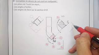 Géométrie des outils de coupe _ partie 3 (Exercices)