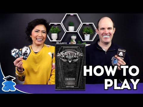Staked! - How to Play Board Game. A Social Deduction Game where you play till the end of the game