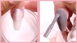 How to Apply Gel Polish on Dip Powder Nail Tutorial