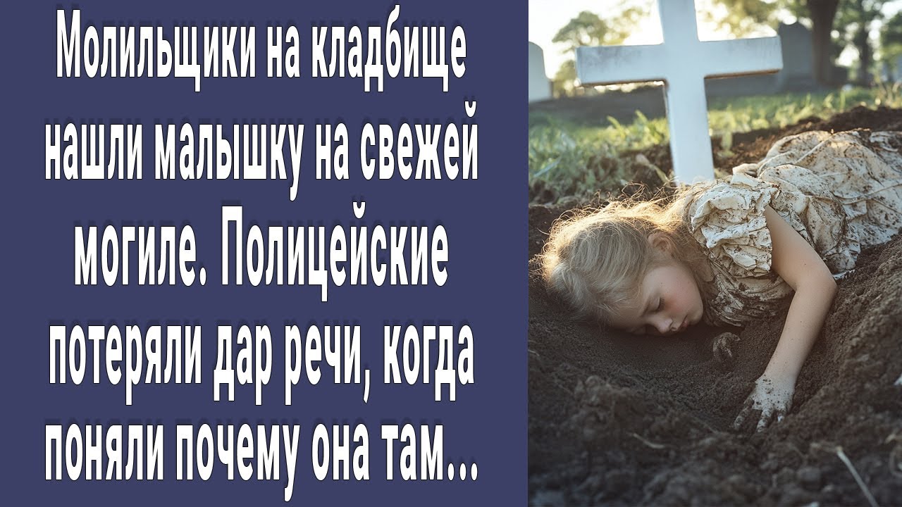 Могильщики нашли малышку на свежей могиле. Полицейские побледнели когда поняли что она там делала...