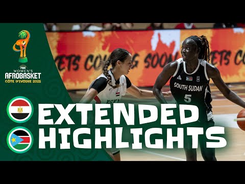 Egypt 🇪🇬 vs South Sudan 🇸🇸 | Extended Highlights | FIBA Women's AfroBasket 2025