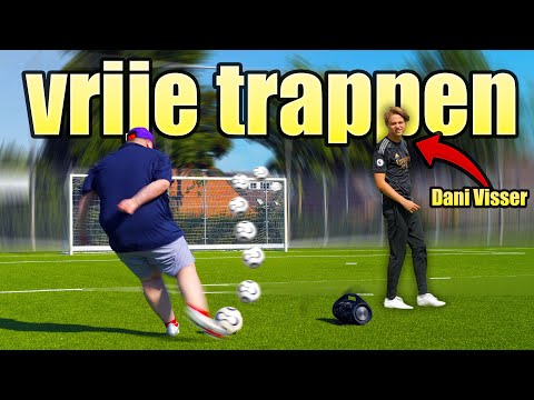 FREE KICK SESSION with EDIVISIE CHAMPION!⚽️🤯