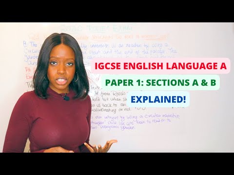 IGCSE English Language A: Paper 1 Walkthrough | Sections A & B Timings Explained! | IGCSE Revision