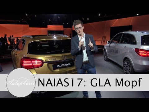 NAIAS 2017: Mercedes-Benz GLA Modellpflege inkl. Yellow Night Edition - Autophorie