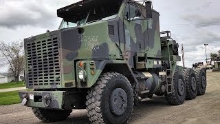 preview picture of video 'M1070 8x8 Oshkosh HET Military Truck'