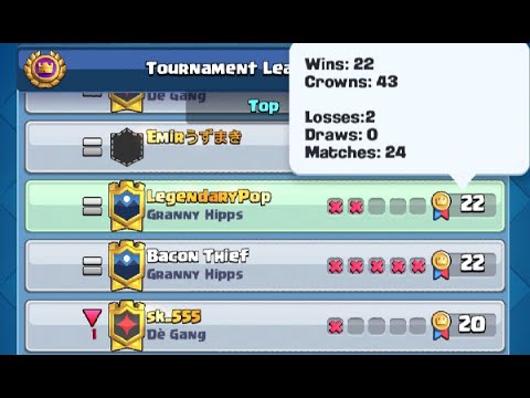 Early Global Tournament with 3.0 Xbow - Live Gameplay - Clash Royale (Season 17)