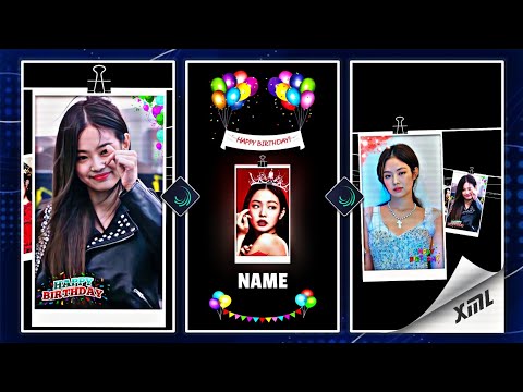 HAPPY BIRTHDAY 🥳🎂 New 3D XML file | Birthday wish Video editing XML 🥰 #alightmotion | @M_Status146