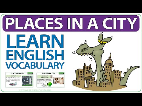 Places in a City | Learn English Vocabulary about the City | British English & American English
