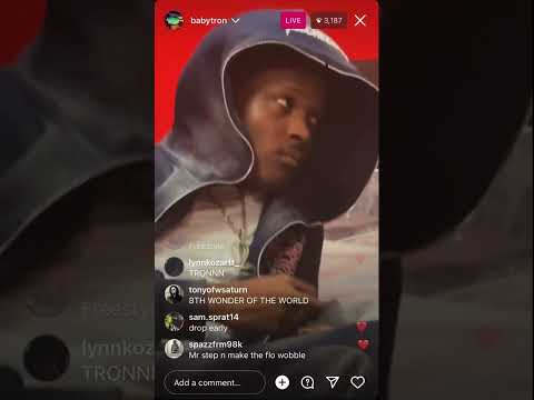 Baby Tron in the studio with Peso Peso again