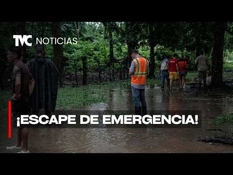 Río Blanco se desborda en Santa Cruz de Yojoa y deja hasta 50 familias afectadas