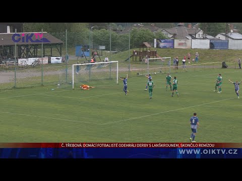Česká Třebová: Domácí fotbalisté odehráli derby s Lanškrounem, skončilo remízou