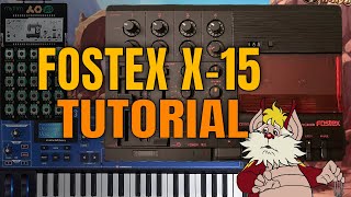 Video thumbnail for How to record on a Fostex X15 | Thundercats - Snarf's theme by Tetrakan