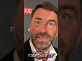 Eddie Hearn on Caleb Plant SLAPPING Jermall Charlo; wants to see the fight!