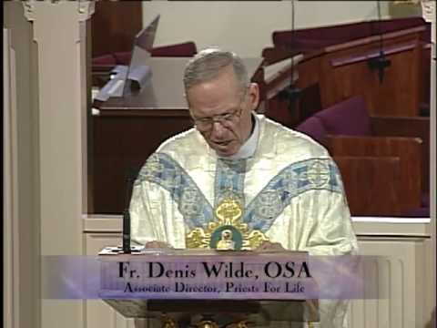 EWTN- Today's Homily - 2013-04-10 -Fr. Denis Wilde OSA - Priest for Life