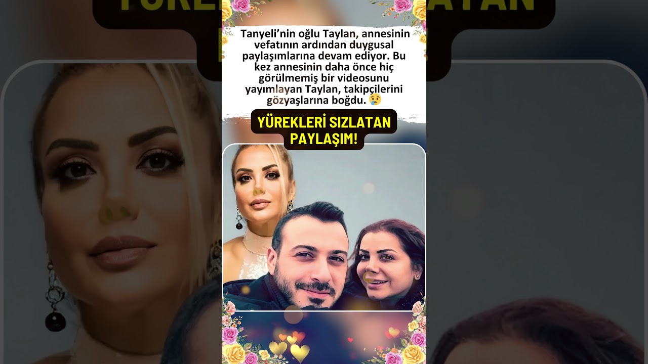 TANYELİ’NİN OĞLU TAYLAN’DAN YÜREK BURKAN PAYLAŞIM! HİÇ GÖRÜLMEMİŞ VİDEOYU YAYIMLADI