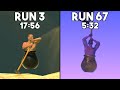 Here’s What 100 Speedruns of Getting Over It Looks Like
