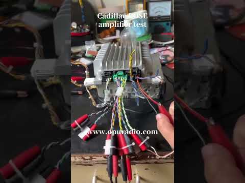 Cadillac BOSE amplifier test