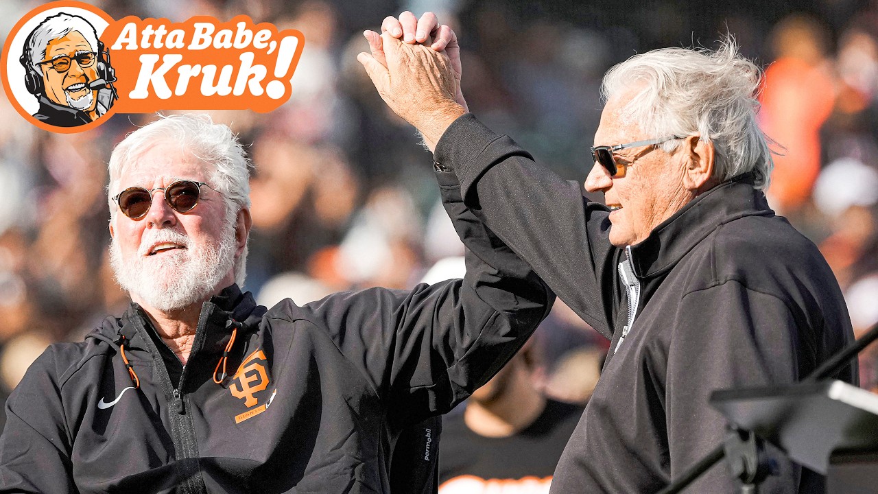 FULL CEREMONY: Giants honor legendary broadcaster Mike Krukow! 🖤🧡