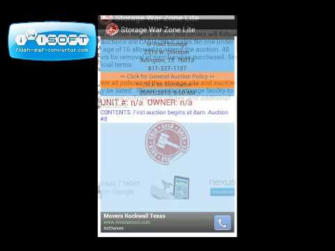 Storage War Zone Lite Storage Auctions Android Mobile App