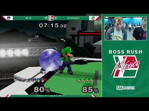 Boss Rush Mexico Pools - Mr. N (Marth) vs ilovebagelz (Luigi)