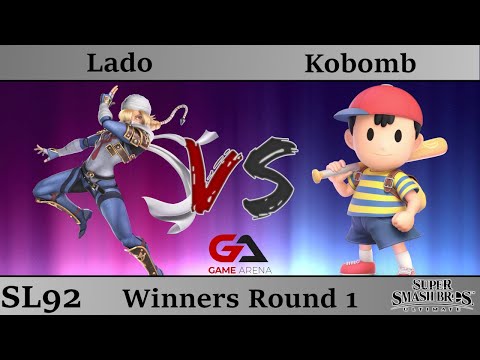 SmashLAN'd 92 - Winners Round 1: Lado (Sheik, Lucina) vs Kobomb (Ness)