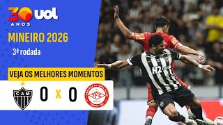 ATLÉTICO-MG TROPEÇA CONTRA O TOMBENSE E EMPATA A TERCEIRA NO MINEIRO