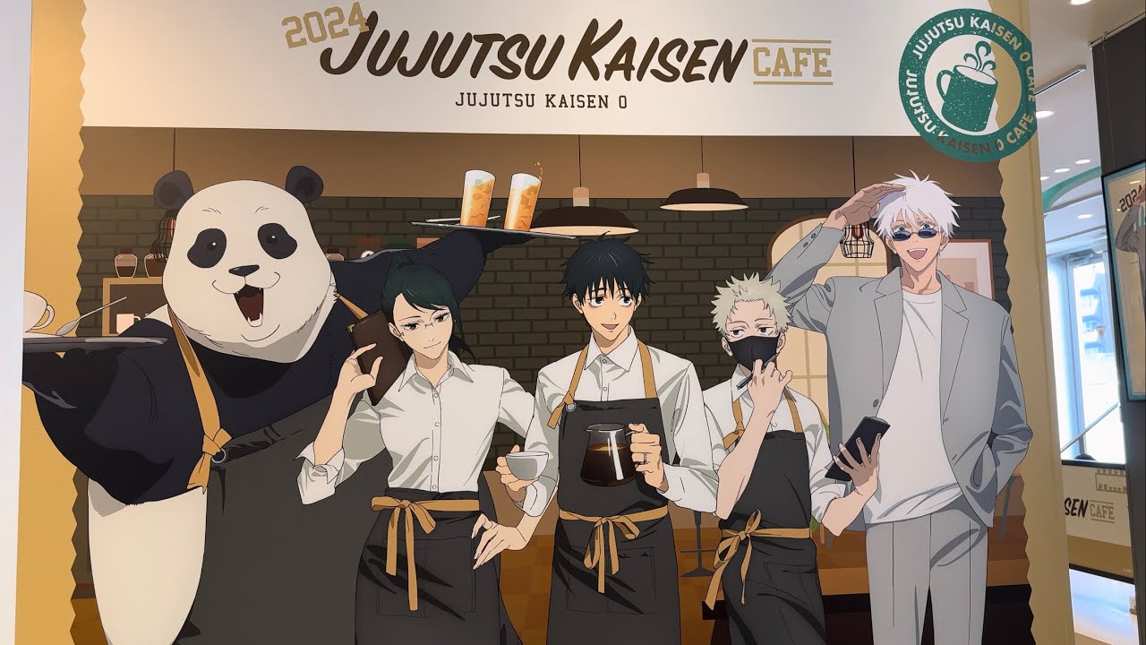 NEW Jujutsu Kaisen 0 Cafe in Harajuku, Japan!