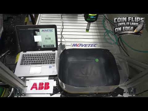 24/7 Kolikonheitto | Robotti heittää kolikkoa kunnes se jää pystyyn