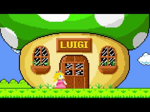 Super Mario Bros. but Mario and 999 Tiny Mario Across Peach Giant | Game Animation