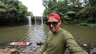 Exploring Tad Gneuang Waterfall from Pakse | Bolaven Plateau Laos Travel Vlog