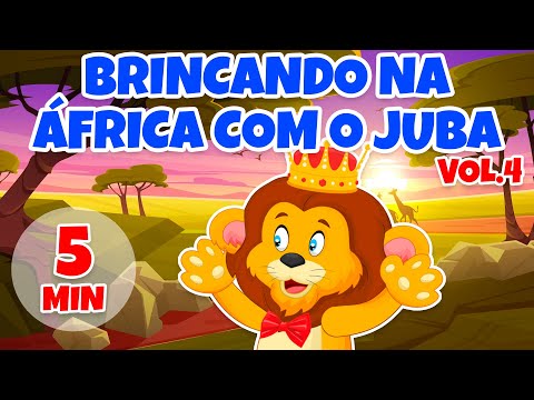 Brincando na África com o Juba Vol. 4 - Giramille 5 min | Desenho Animado Musical