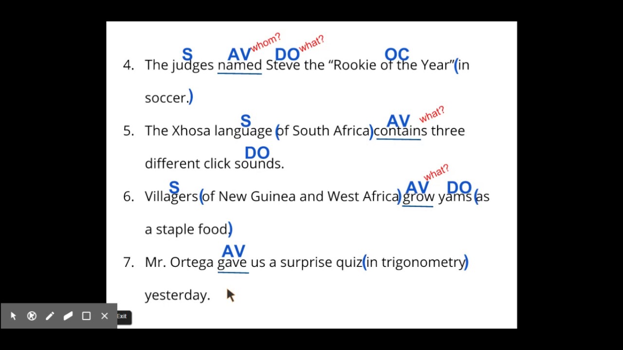 Object Complement Worksheet #4 11