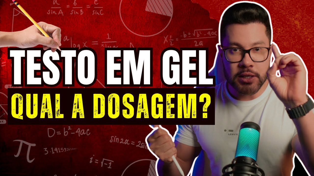 A DOSE IDEAL DE TESTOSTERONA EM GEL