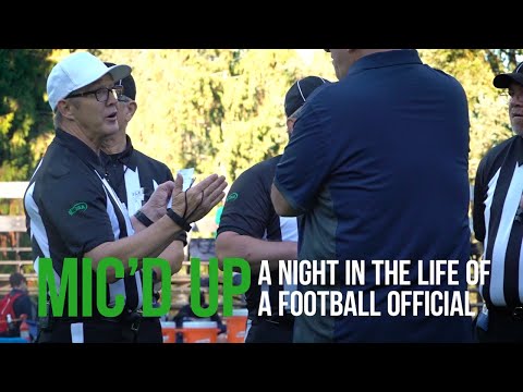 Mic’d up: A night in the life of a football official