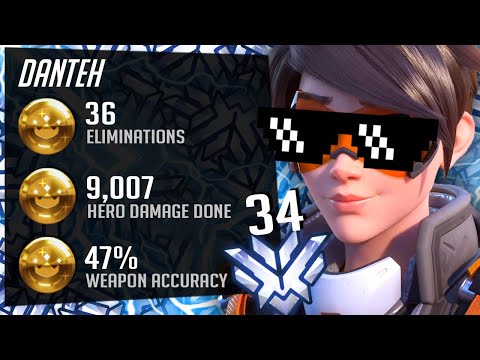 Danteh Pro Tracer - Insane Tracking! [ Overwatch Season 27 Top 500 ]