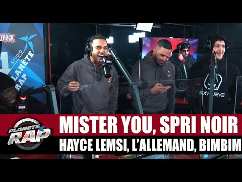 Mister You - Session freestyle avec Hayce Lemsi, S.Pri Noir, L'allemand & BimBim #PlanèteRap
