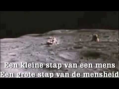(163) NEIL ARMSTRONG 1e mens op de maan.1969
