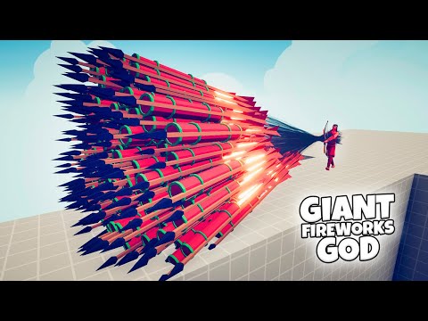 GIANT FIREWORKS GOD vs EVERY FACTION | TABS Totally Accurate Battle Simulator Gameplay